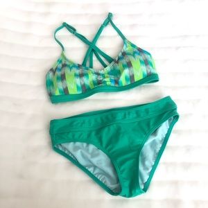 NEW Prana Two Piece Swimsuit